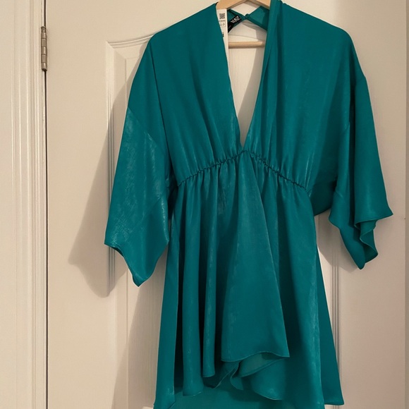 Teal Zara romper - Picture 1 of 3